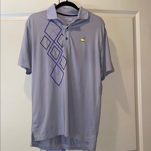 Masters Men's Gray Polo Shirt
